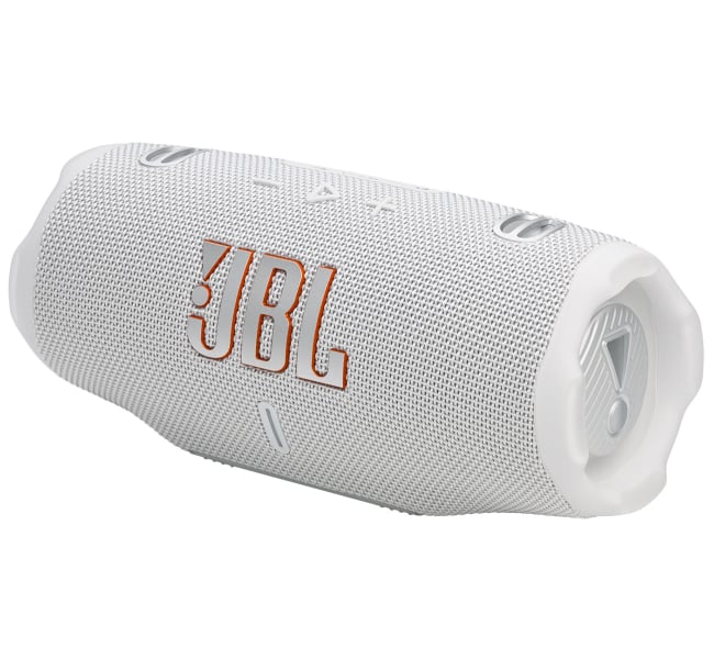 JBL Charge 6 Portable Waterproof Bluetooth Speaker - White