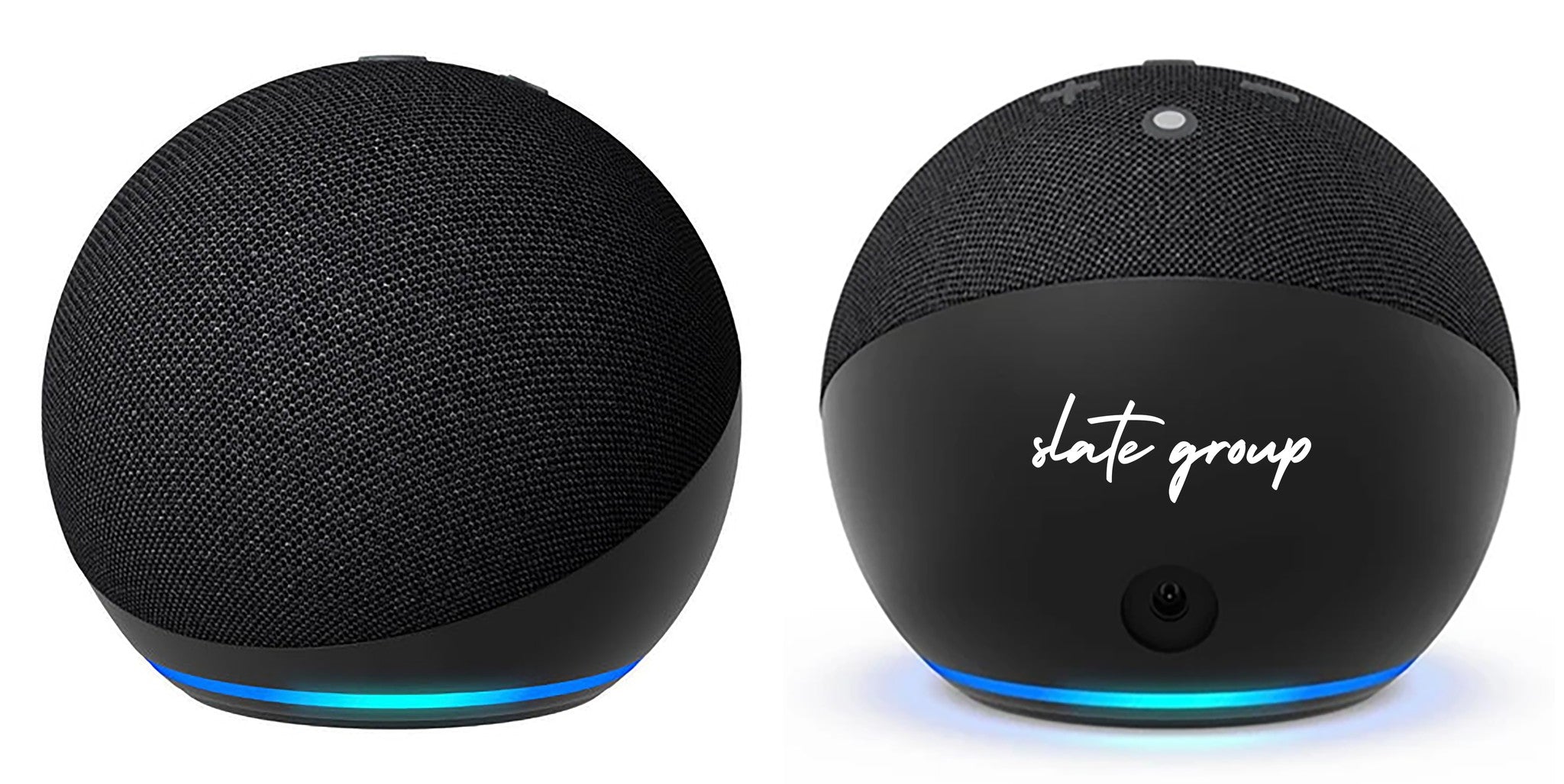Amazon Echo Dot 5th Gen Smart Speaker with Alexa - Charcoal with custom logo
