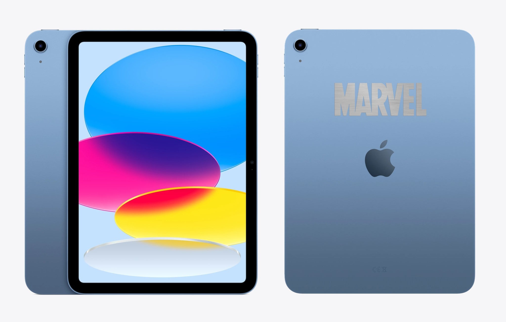 Apple iPad 11-inch A16 Chip Wi-Fi 128GB Tablet - Blue with custom logo