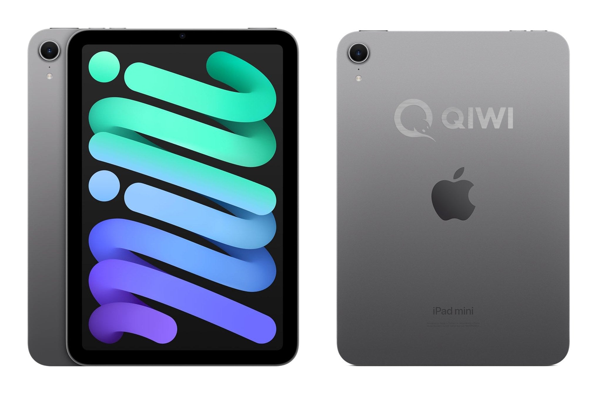 Apple iPad mini A17 Pro Wi-Fi 256GB Tablet - Space Gray with custom logo