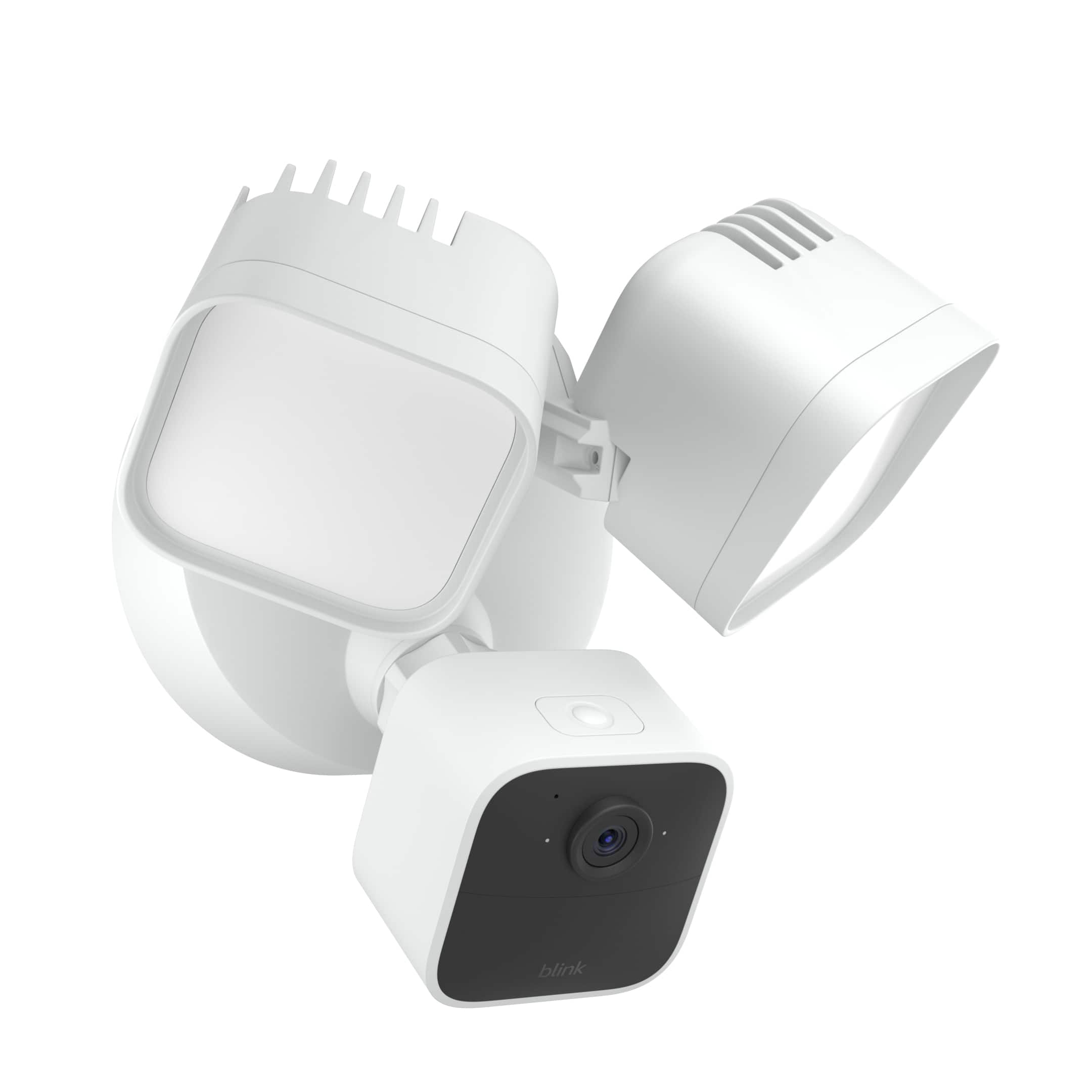 Blink Wired Floodlight Camera 2600 Lumen Smart Security Camera - White