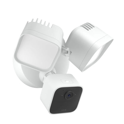Blink Wired Floodlight Camera 2600 Lumen Smart Security Camera - White