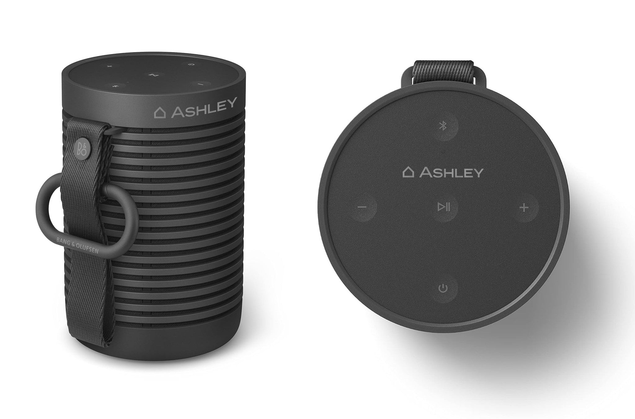 Bang & Olufsen Beosound Explore Waterproof Portable Bluetooth Speaker - Black Anthracite with custom logo