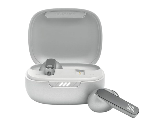 JBL Live Pro 2 True Wireless Noise Cancelling Earbuds - Silver