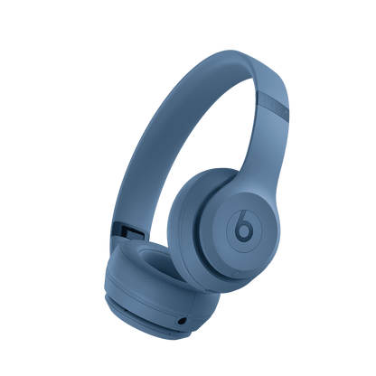 Beats Solo 4 - Wireless Bluetooth On-Ear Headphones, Apple & Android Compatible, Up to 50 Hours of Battery Life - Slate Blue