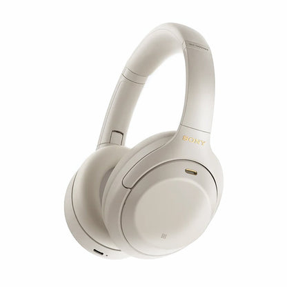 Sony WH-1000XM4 Wireless Industry Leading Noise Canceling Overhead Headphones with Mic for Phone-Call and Alexa Voice Control, Silver
