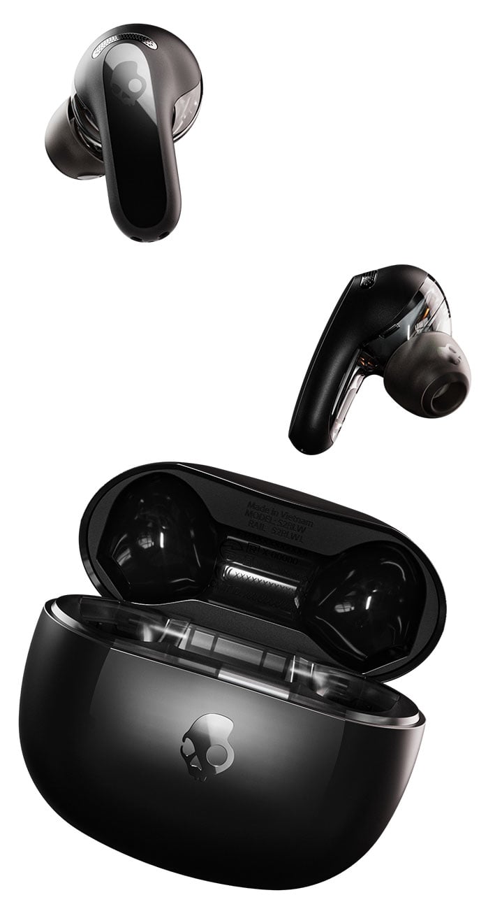 Skullcandy Rail ANC True Wireless Noise Cancelling Earbuds - True Black