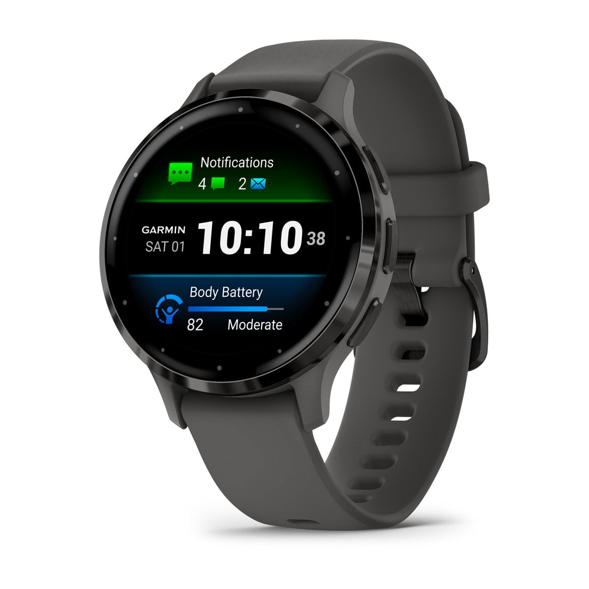Garmin Venu 3S GPS Smartwatch 41mm - Slate/Pebble Gray