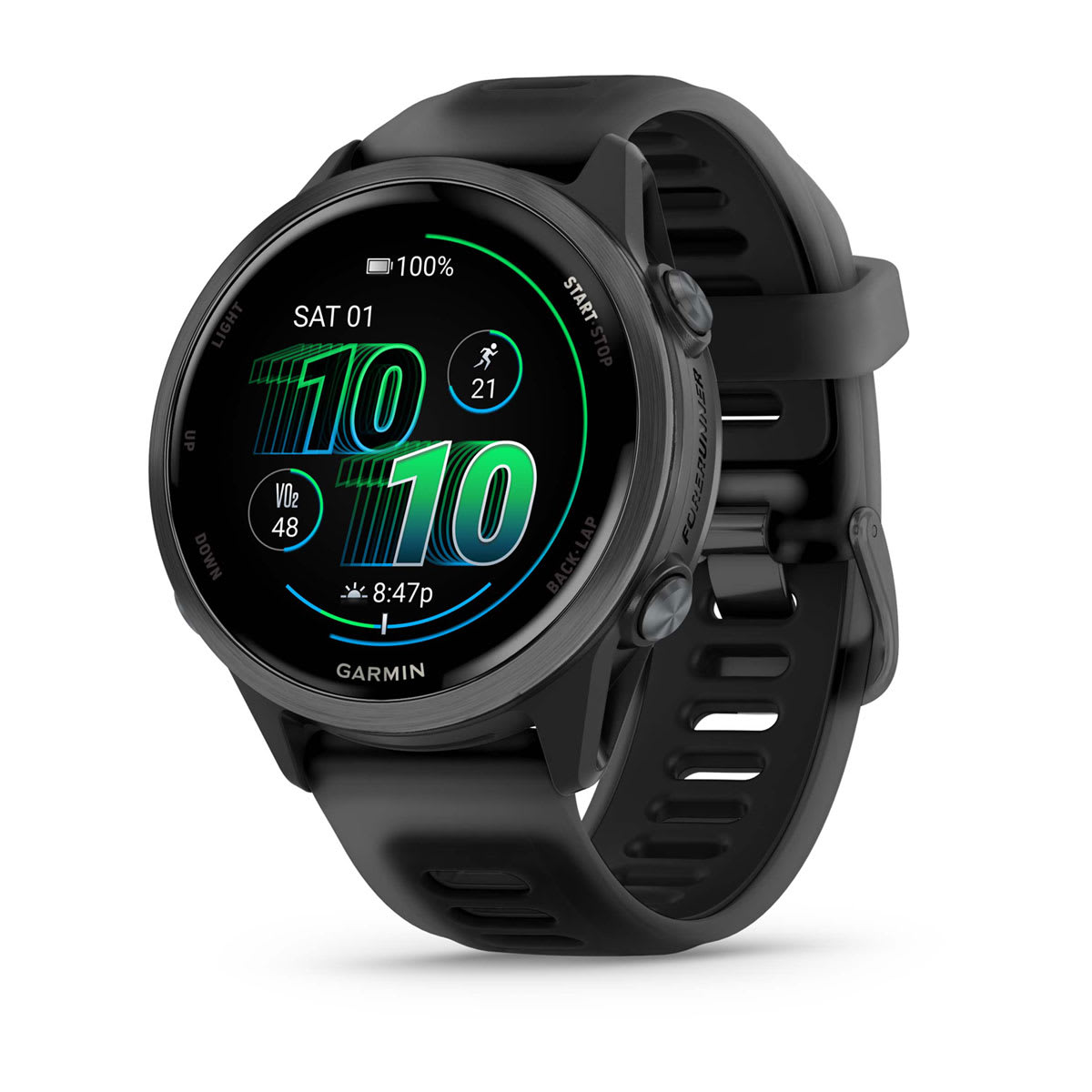 Garmin Forerunner 570 GPS Running Smartwatch 42mm - Slate Gray/Black