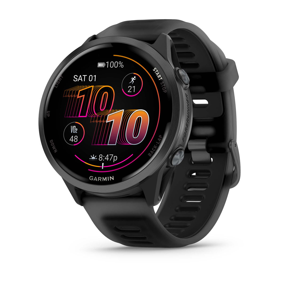 Garmin Forerunner 570 GPS Running Smartwatch 47mm - Slate Gray/Black