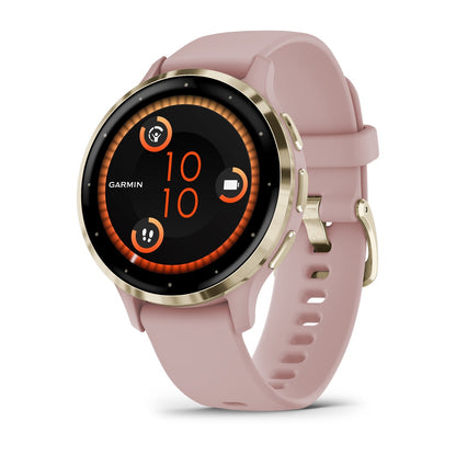Garmin Venu 3S GPS Smartwatch 41mm - Soft Gold/Dust Rose