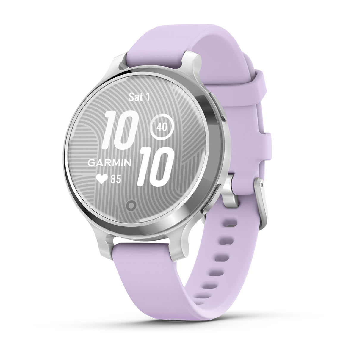 Garmin Lily 2 Active GPS Smartwatch - Silver/Purple Jasmine