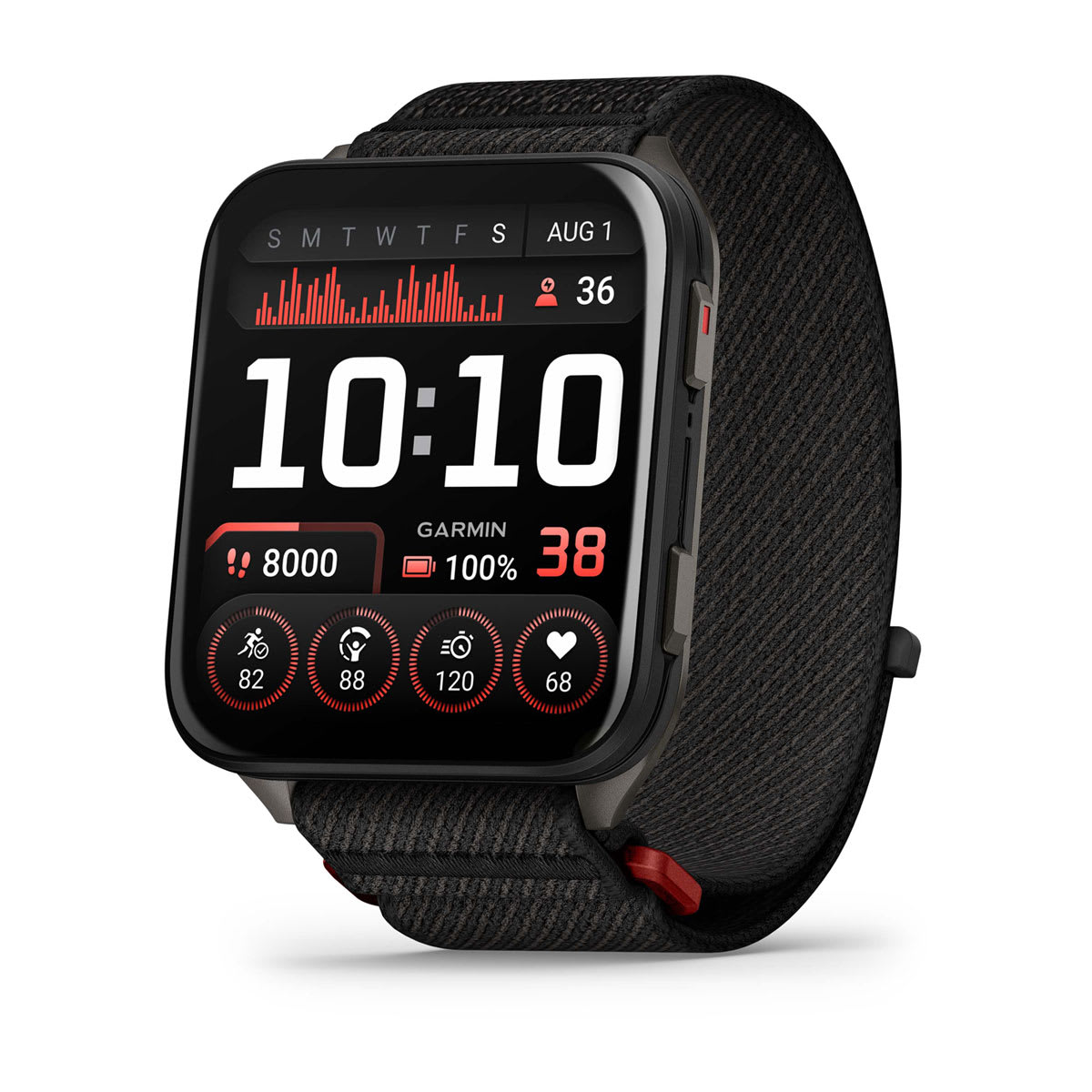Garmin Venu X1 GPS Smartwatch - Black with Slate Titanium Caseback