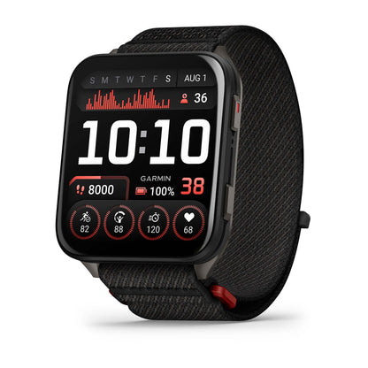 Garmin Venu X1 GPS Smartwatch - Black with Slate Titanium Caseback