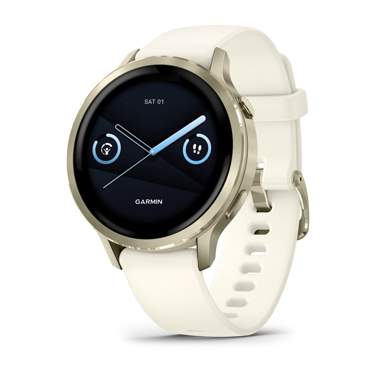 Garmin Venu 4 GPS Smartwatch 41mm - Lunar Gold/Bone