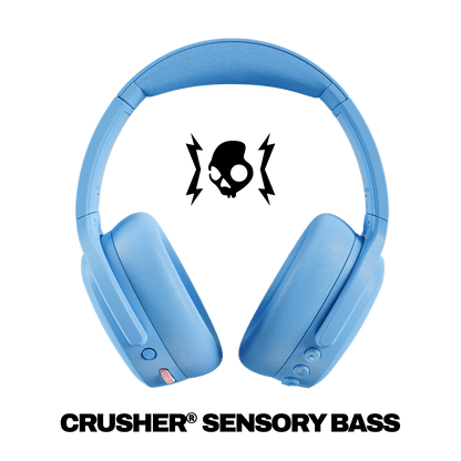 Skullcandy Crusher ANC 2 Wireless Noise Cancelling Over-Ear Headphones - Blue