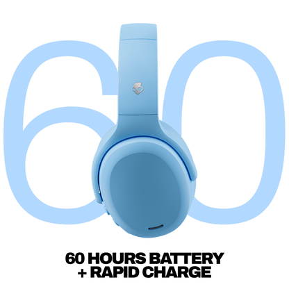 Skullcandy Crusher ANC 2 Wireless Noise Cancelling Over-Ear Headphones - Blue