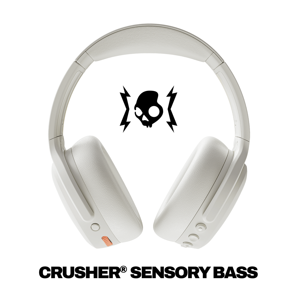 Skullcandy Crusher ANC 2 Wireless Noise Cancelling Over-Ear Headphones - Bone