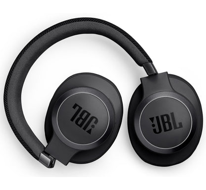 JBL Live 770NC Wireless Adaptive Noise Cancelling Over-Ear Headphones - Black