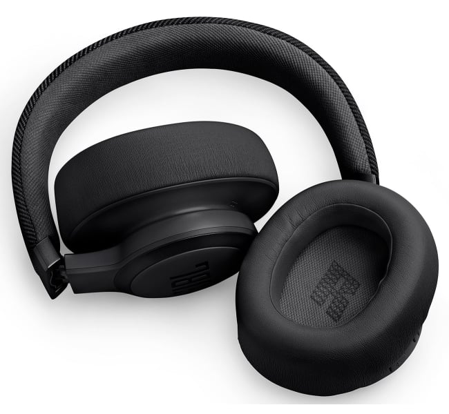 JBL Live 770NC Wireless Adaptive Noise Cancelling Over-Ear Headphones - Black