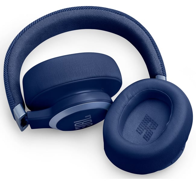 JBL Live 770NC Wireless Adaptive Noise Cancelling Over-Ear Headphones - Blue