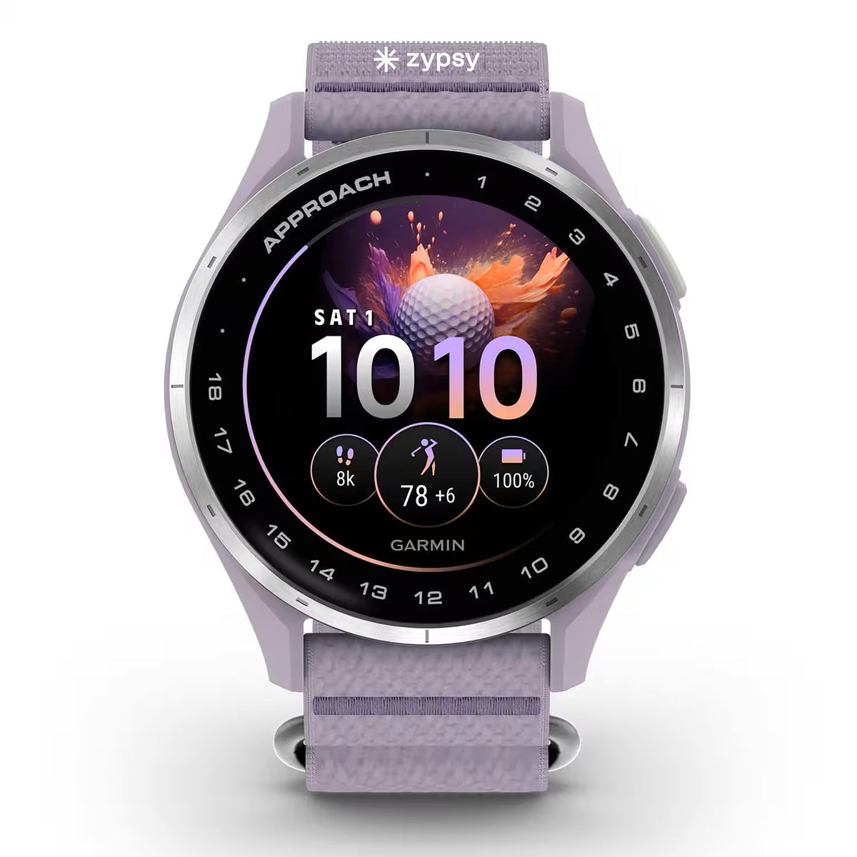 Garmin Approach J1 Silver with custom logo
