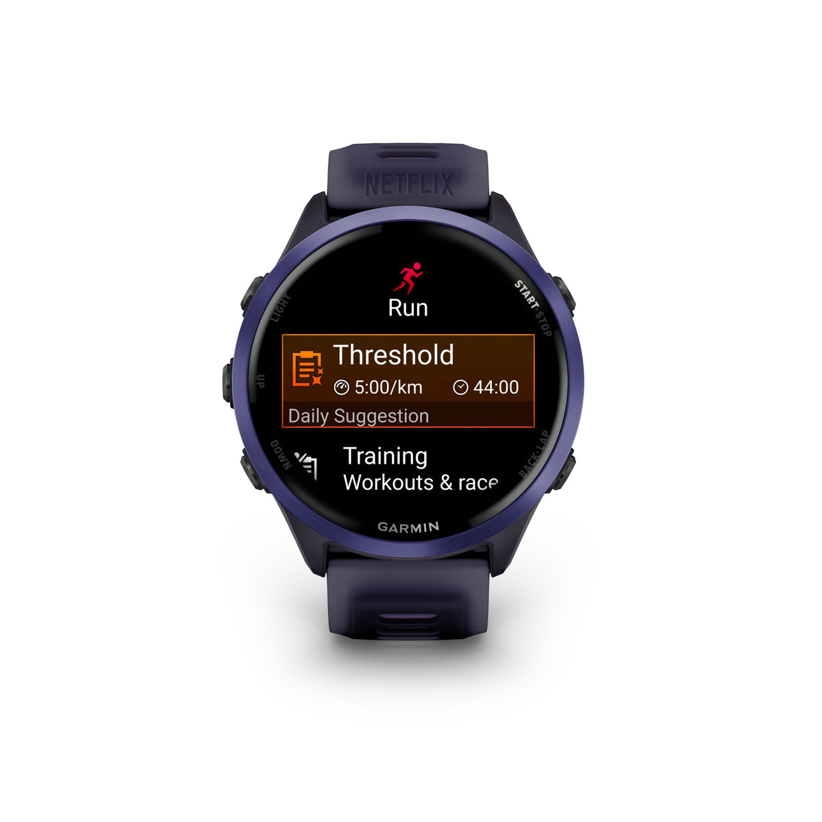 Garmin FR570 47 Indigo/Purple with custom logo
