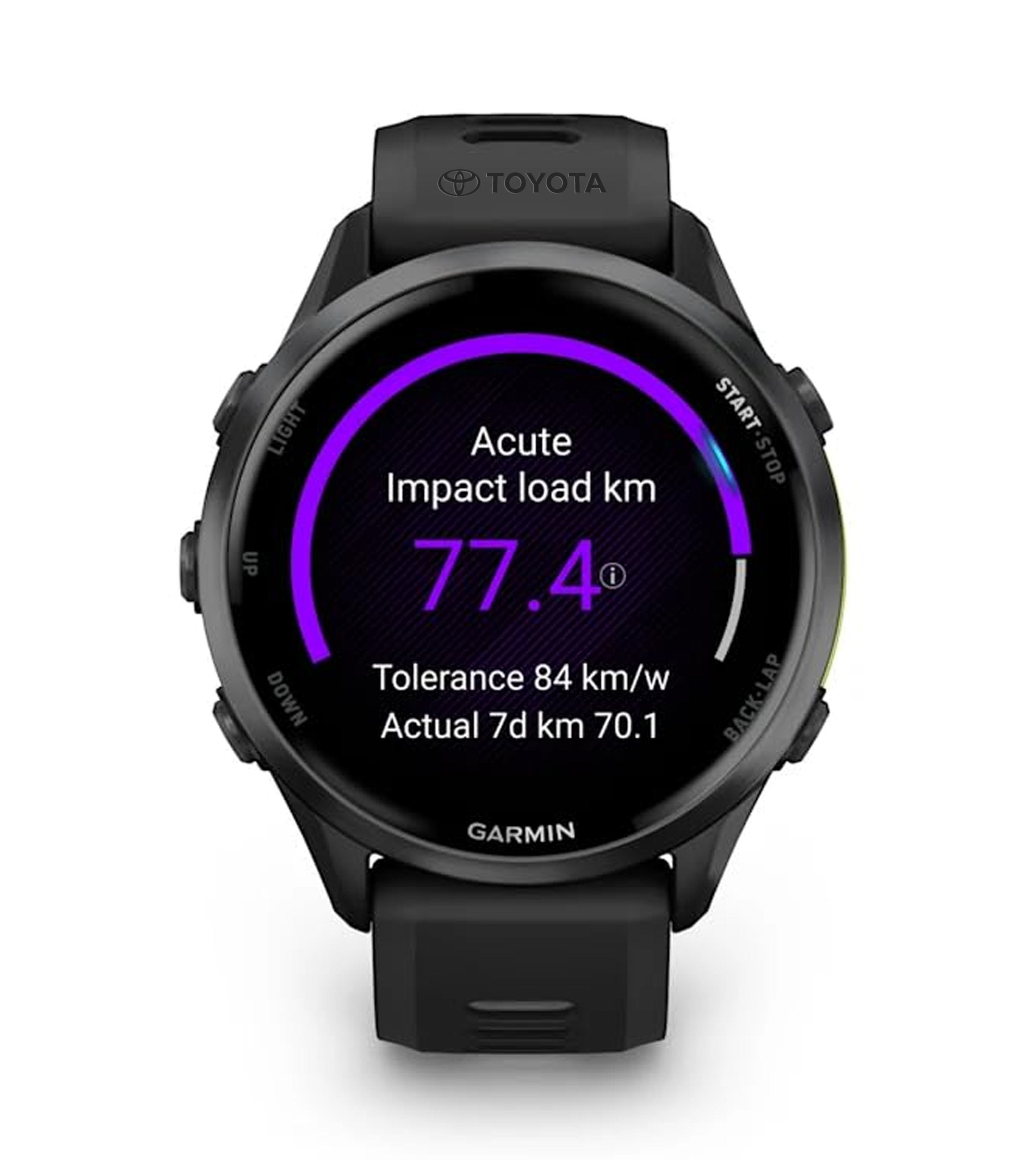 Garmin FR970 Carbon/Black with custom logo