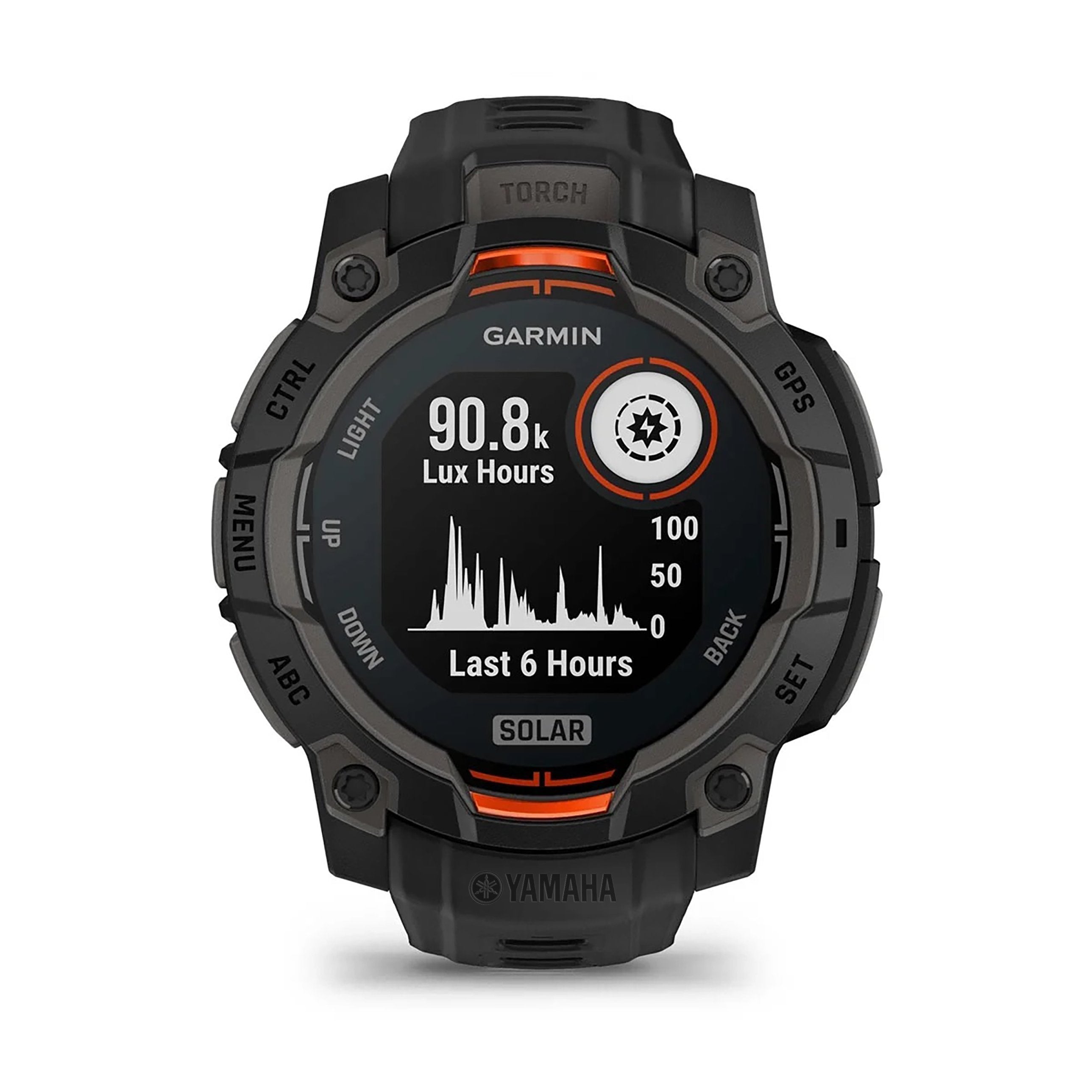 Garmin Instinct 3 Solar 50 Black/Charcoal with custom logo