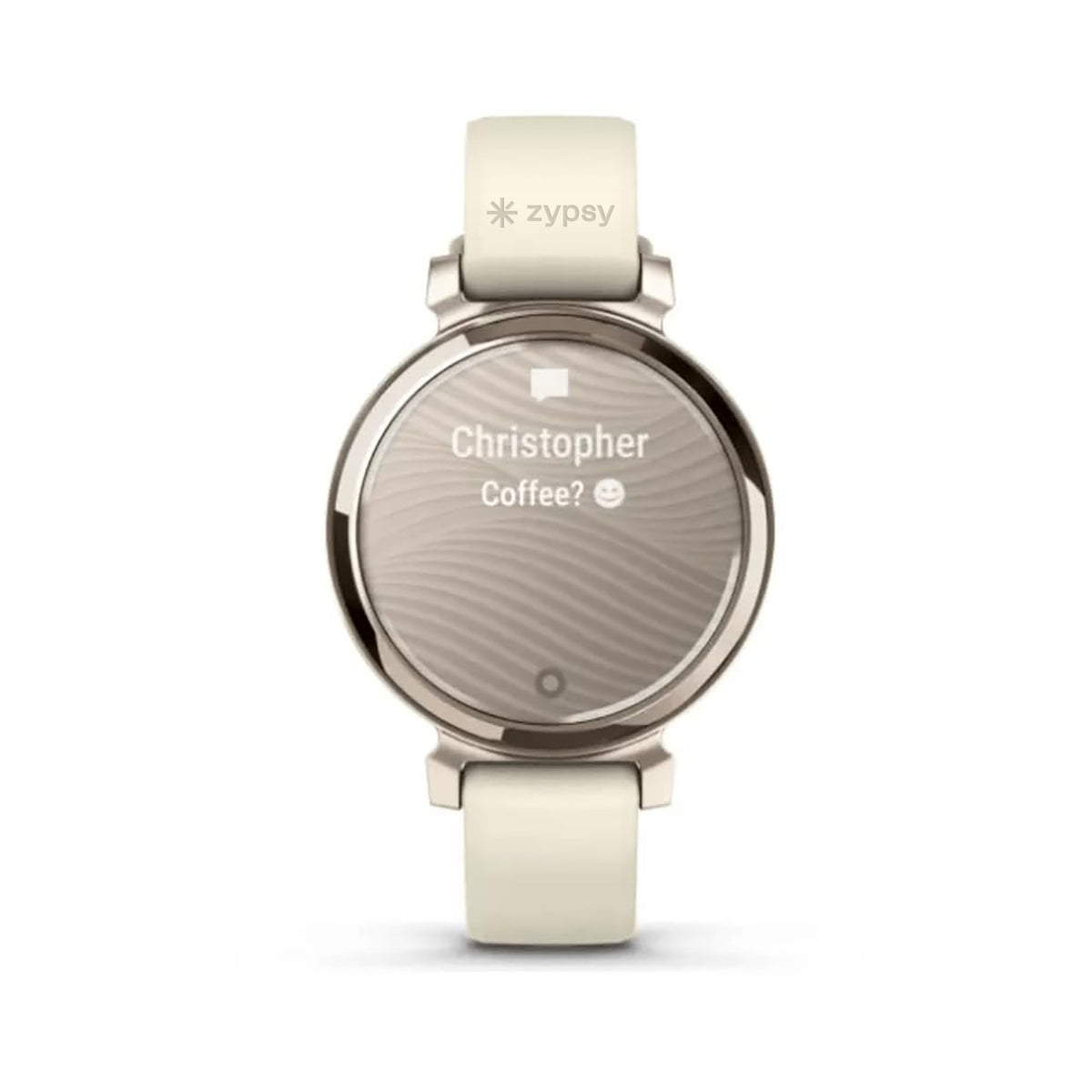 Garmin Lily 2 Cream Gold/Coconut with custom logo