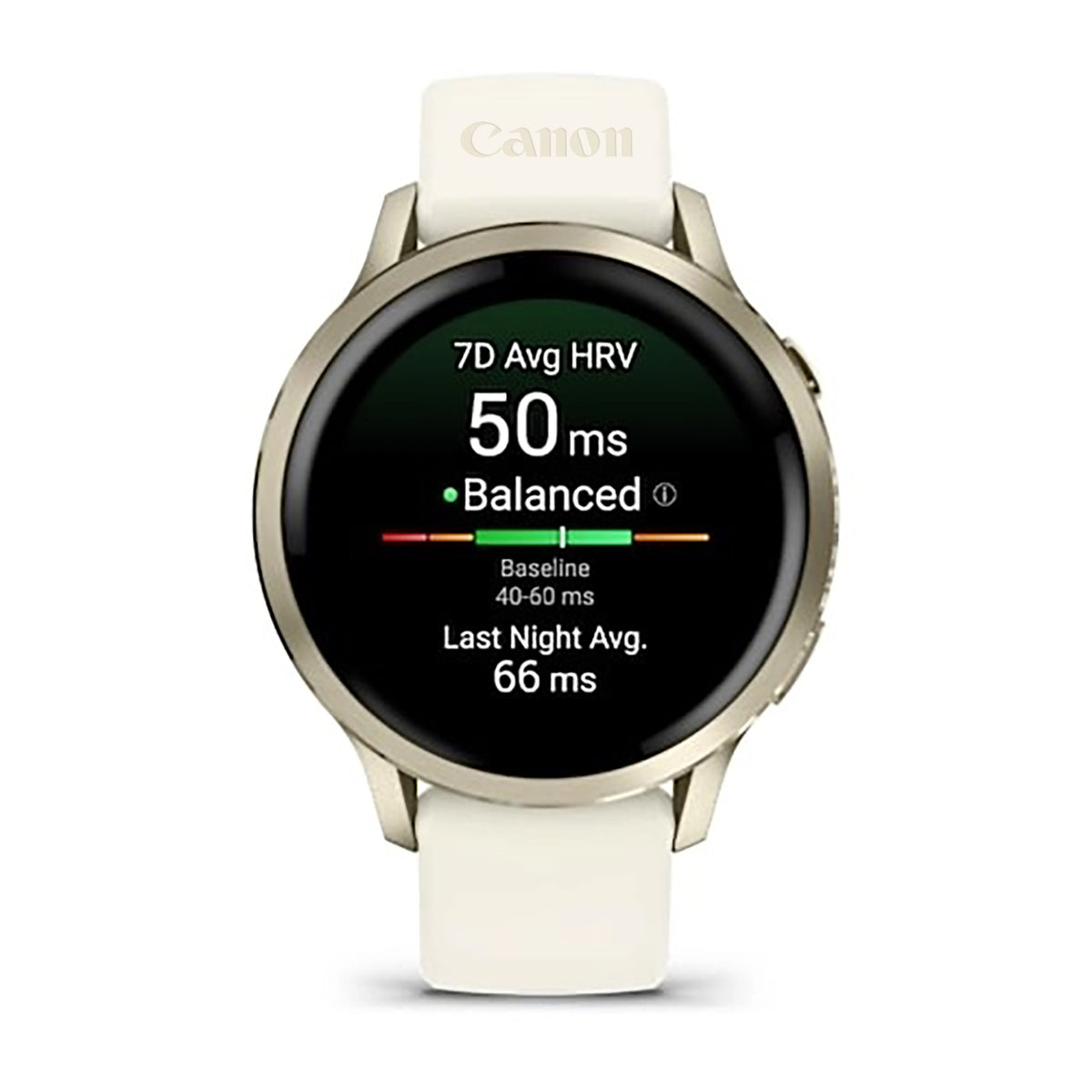 Garmin Venu 4 41 Lunar Gold/Bone with custom logo