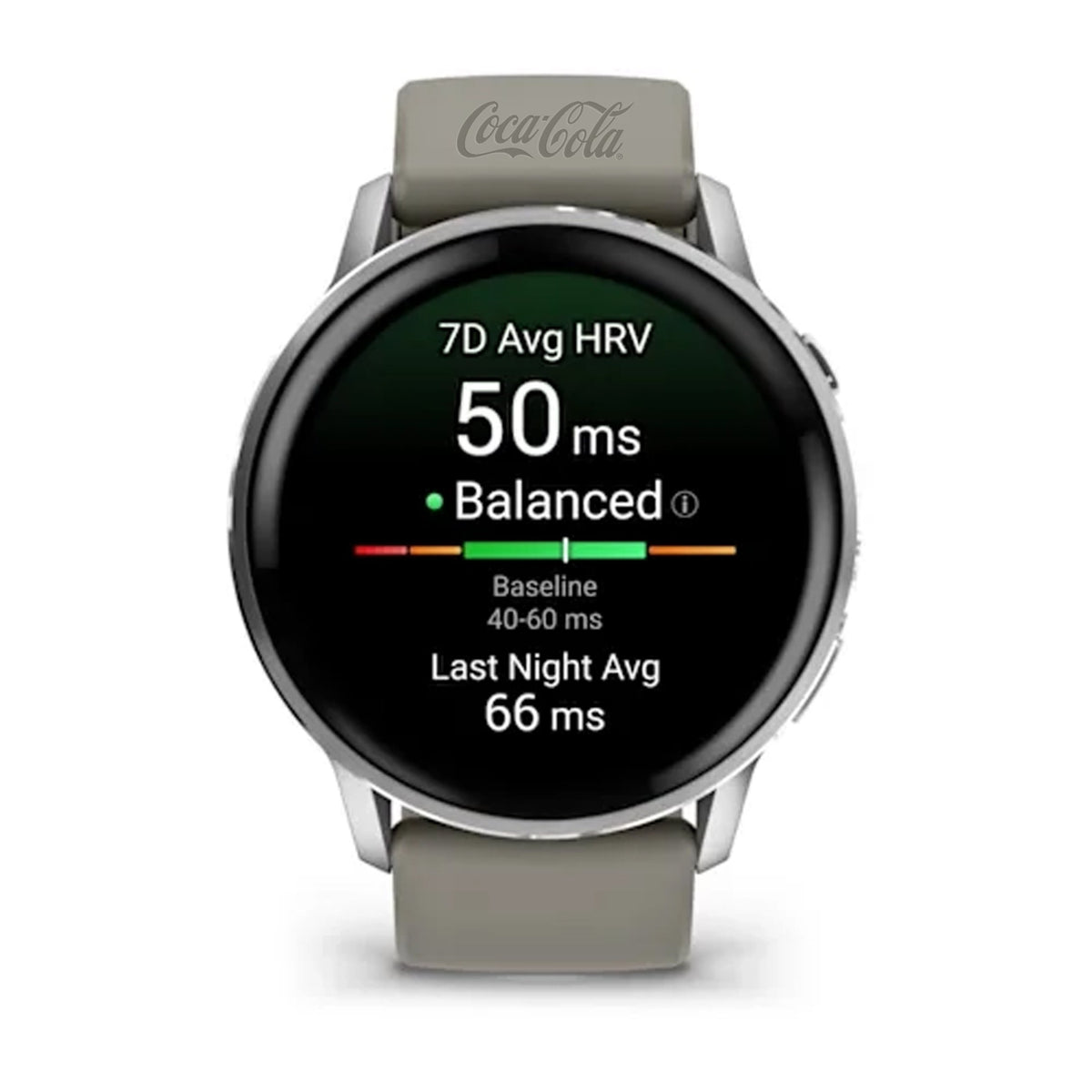 Garmin Venu 4 45 Silver/Silver Gray with custom logo