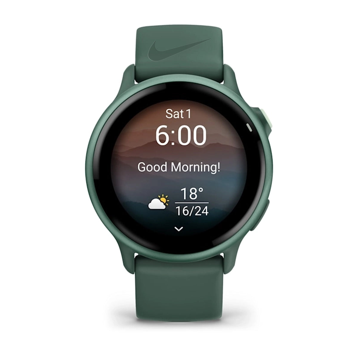 Garmin vivoactive 6 Jasper Green with custom logo