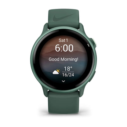 Garmin vivoactive 6 Jasper Green with custom logo