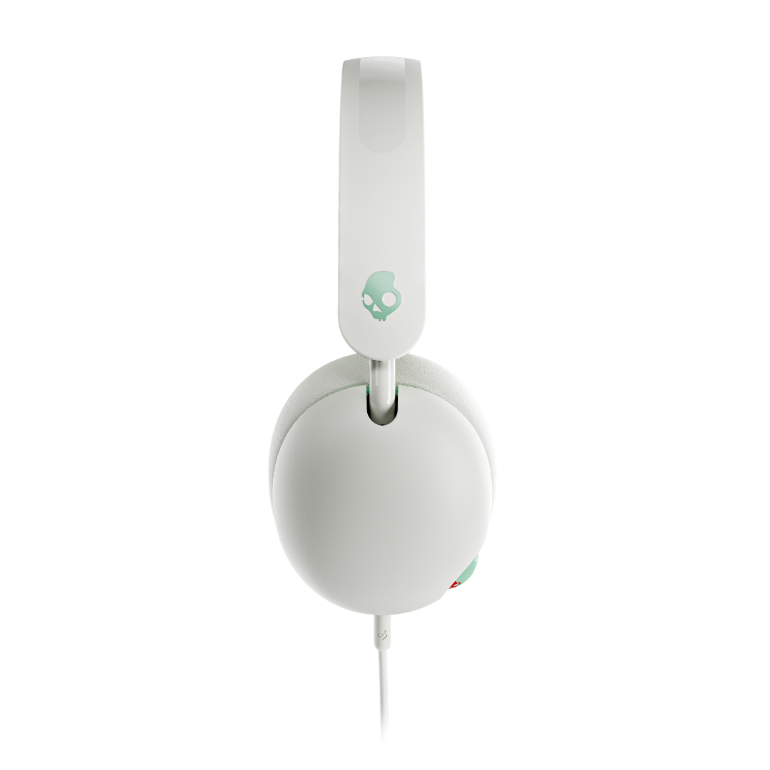 Skullcandy Grom Wired Over-Ear Headphones for Kids - Bone Seafoam