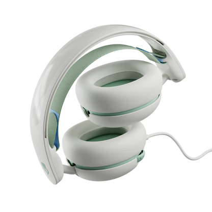 Skullcandy Grom Wired Over-Ear Headphones for Kids - Bone Seafoam