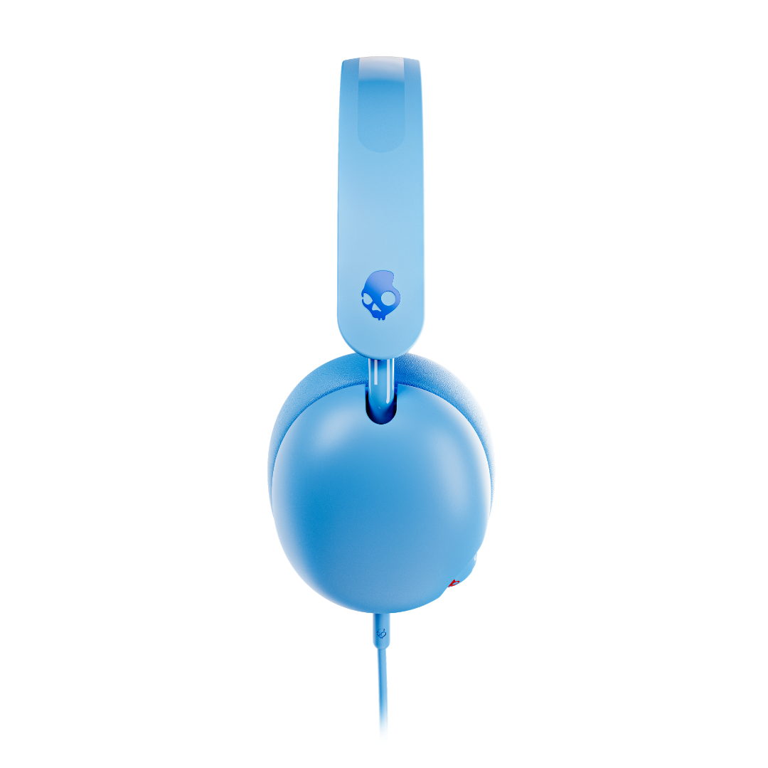Skullcandy Grom Wired Over-Ear Headphones for Kids - Surf Blue