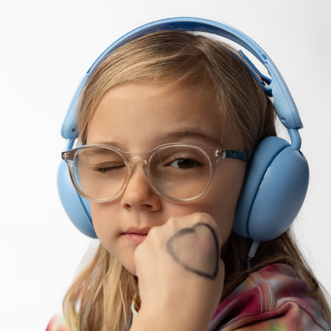 Skullcandy Grom Wired Over-Ear Headphones for Kids - Surf Blue