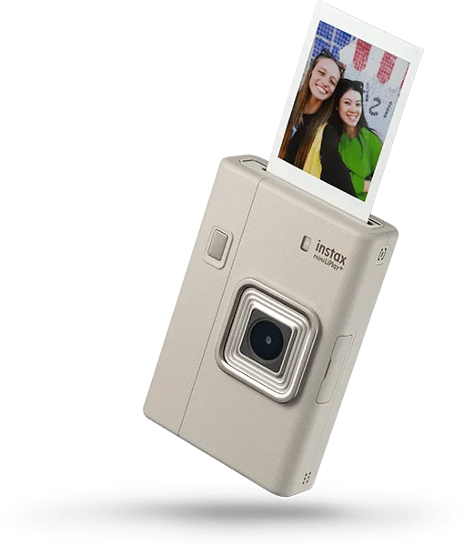 Fujifilm INSTAX Mini LiPlay+ Hybrid Instant Camera - Sand Beige