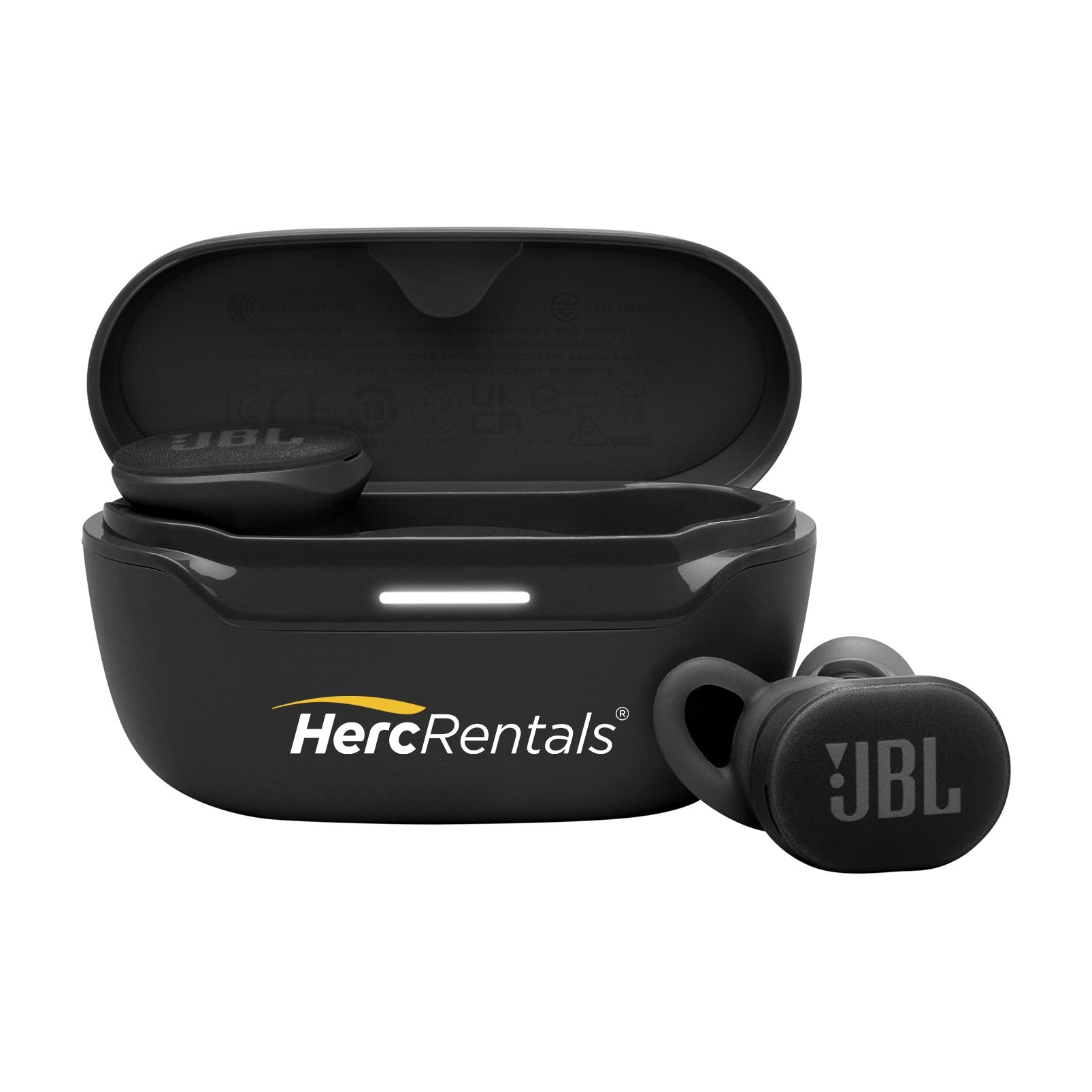 JBL Endurance Race 2 True Wireless Noise Cancelling Sport Earbuds - Black with custom logo