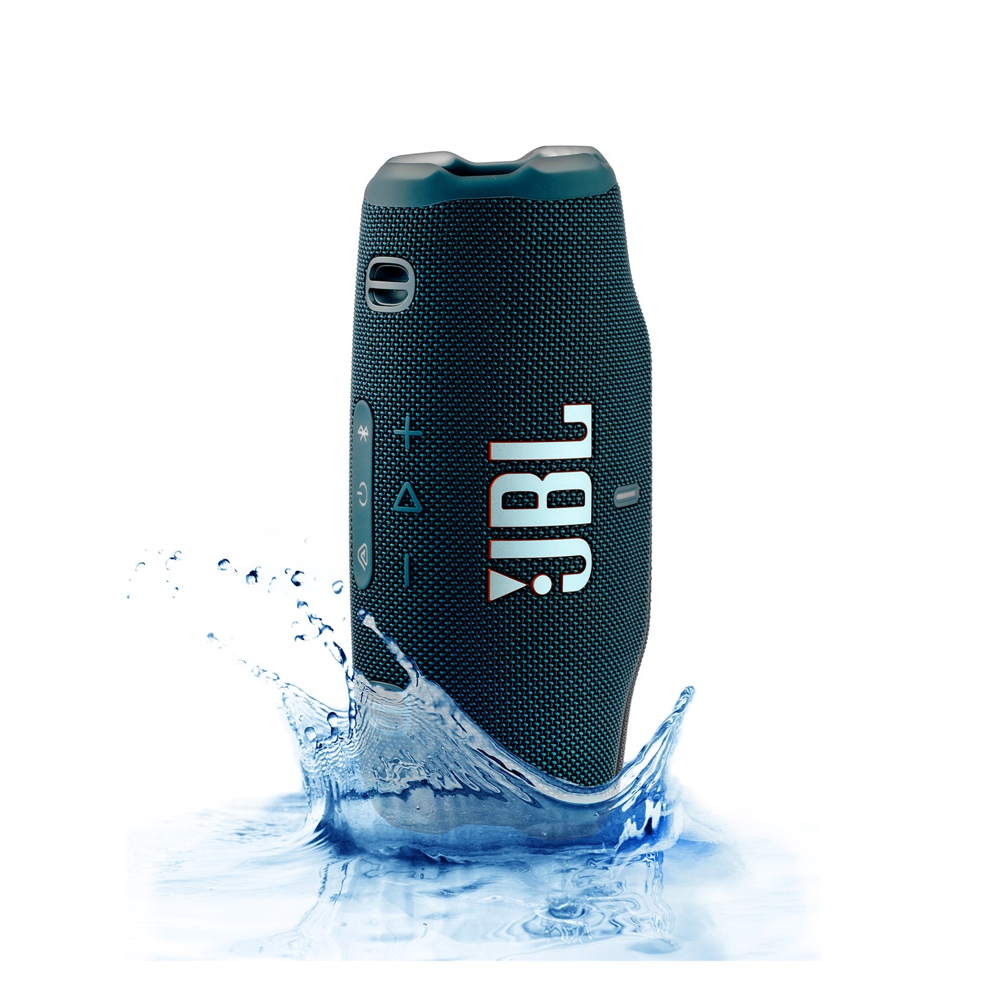 JBL Charge 6 - Portable Waterproof & Drop-Proof Bluetooth Speaker, Bold Pro Sound with AI Sound Boost, 28Hrs of Playtime, Built-in powerbank & Comes with a Sturdy/Removable Carrying Strap (Blue)