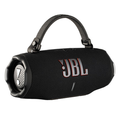 JBL Charge 6 - Portable Waterproof & Drop-Proof Bluetooth Speaker, Bold Pro Sound with AI Sound Boost, 28Hrs of Playtime, Built-in powerbank & Comes with a Sturdy/Removable Carrying Strap (Black)