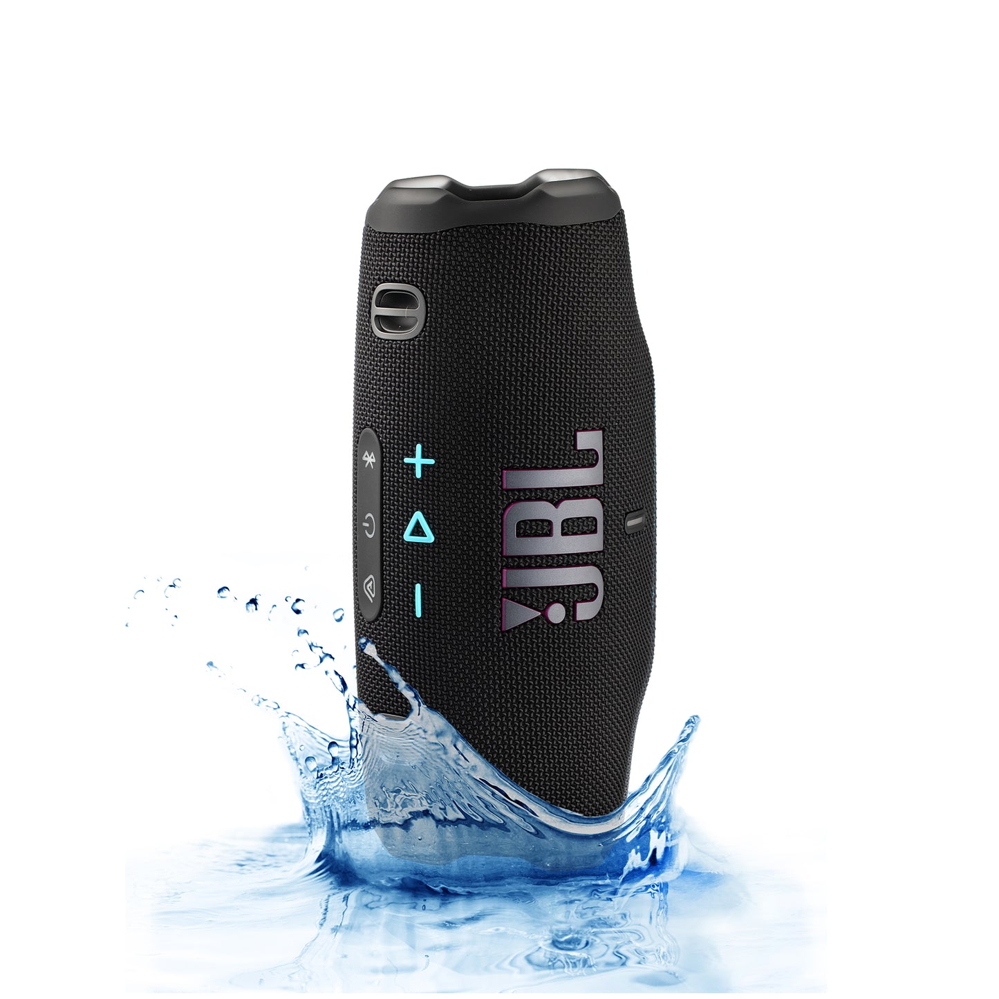 JBL Charge 6 - Portable Waterproof & Drop-Proof Bluetooth Speaker, Bold Pro Sound with AI Sound Boost, 28Hrs of Playtime, Built-in powerbank & Comes with a Sturdy/Removable Carrying Strap (Funky)