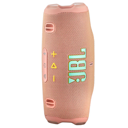 JBL Charge 6 - Portable Waterproof & Drop-Proof Bluetooth Speaker, Bold Pro Sound with AI Sound Boost, 28Hrs of Playtime, Built-in powerbank & Comes with a Sturdy/Removable Carrying Strap (Pink)