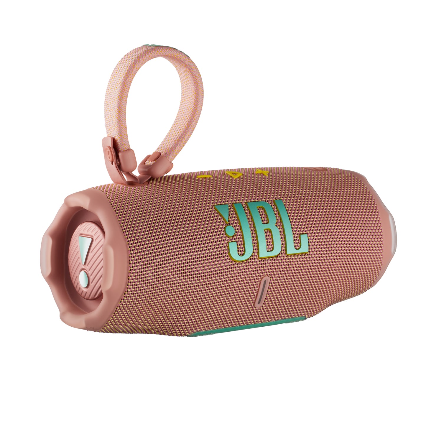 JBL Charge 6 - Portable Waterproof & Drop-Proof Bluetooth Speaker, Bold Pro Sound with AI Sound Boost, 28Hrs of Playtime, Built-in powerbank & Comes with a Sturdy/Removable Carrying Strap (Pink)