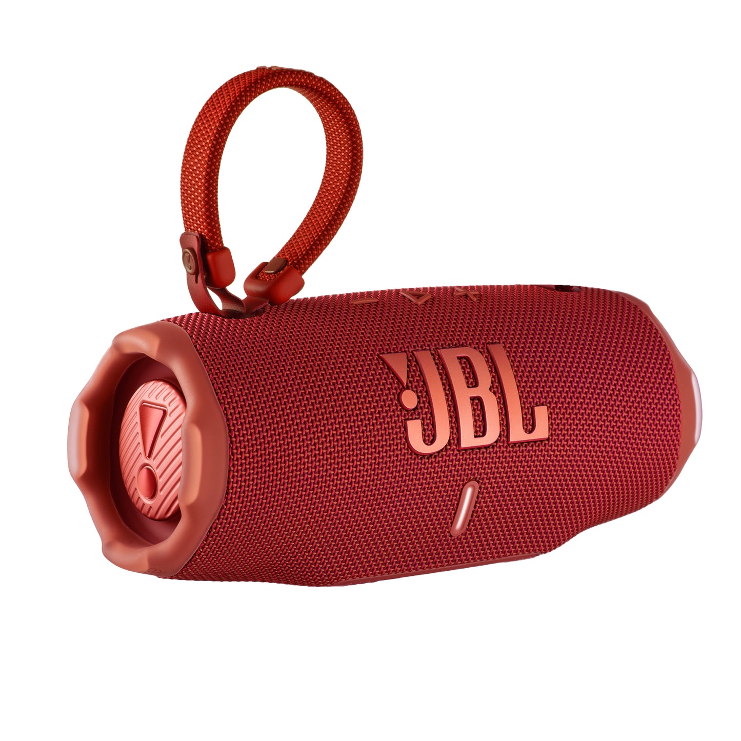 JBL Charge 6 - Portable Waterproof & Drop-Proof Bluetooth Speaker, Bold Pro Sound with AI Sound Boost, 28Hrs of Playtime, Built-in powerbank & Comes with a Sturdy/Removable Carrying Strap (Red)