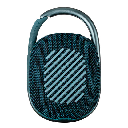 JBL Clip 4 - Portable Mini Bluetooth Speaker, big audio and punchy bass, integrated carabiner, IP67 waterproof and dustproof, 10 hours of playtime, speaker for home, outdoor and travel (Blue)