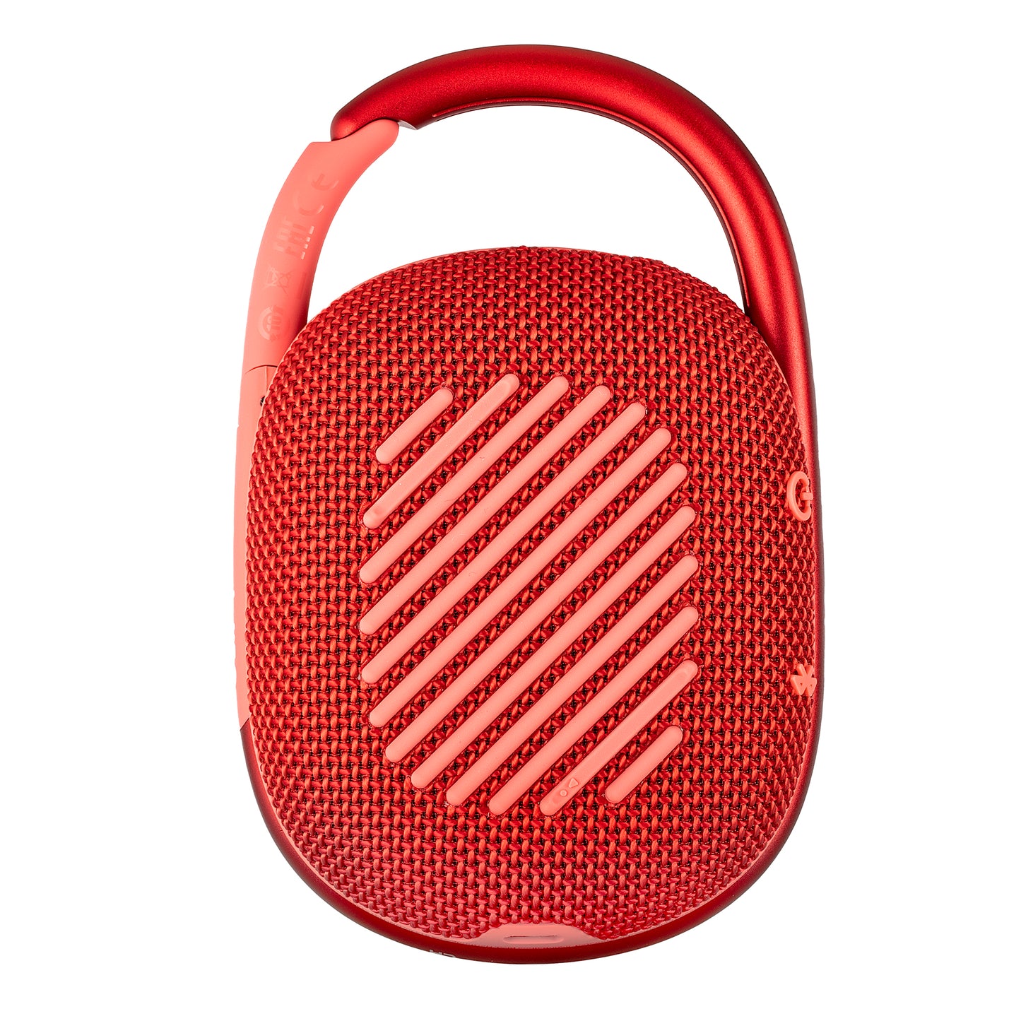 JBL Clip 4 - Portable Mini Bluetooth Speaker, big audio and punchy bass, integrated carabiner, IP67 waterproof and dustproof, 10 hours of playtime, speaker for home, outdoor and travel (Red)
