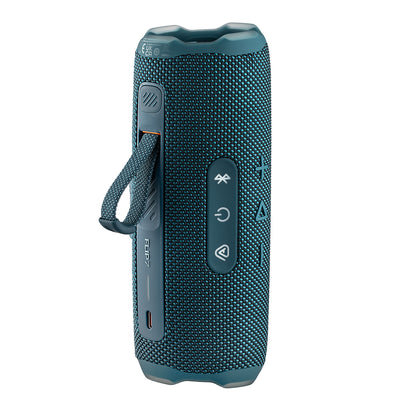 JBL Flip 7 - Portable Waterproof and Drop-Proof Speaker, Bold Pro Sound with AI Sound Boost, 16Hrs of Playtime, and PushLock System with Interchangeable Accessories (Blue)