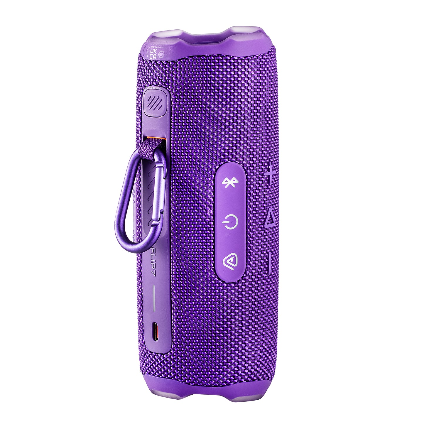 JBL Flip 7 - Portable Waterproof and Drop-Proof Speaker, Bold Pro Sound with AI Sound Boost, 16Hrs of Playtime, and PushLock System with Interchangeable Accessories (Purple)